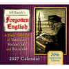 image Forgotten English 2027 Desk Calendar Fifth Alternate Image
