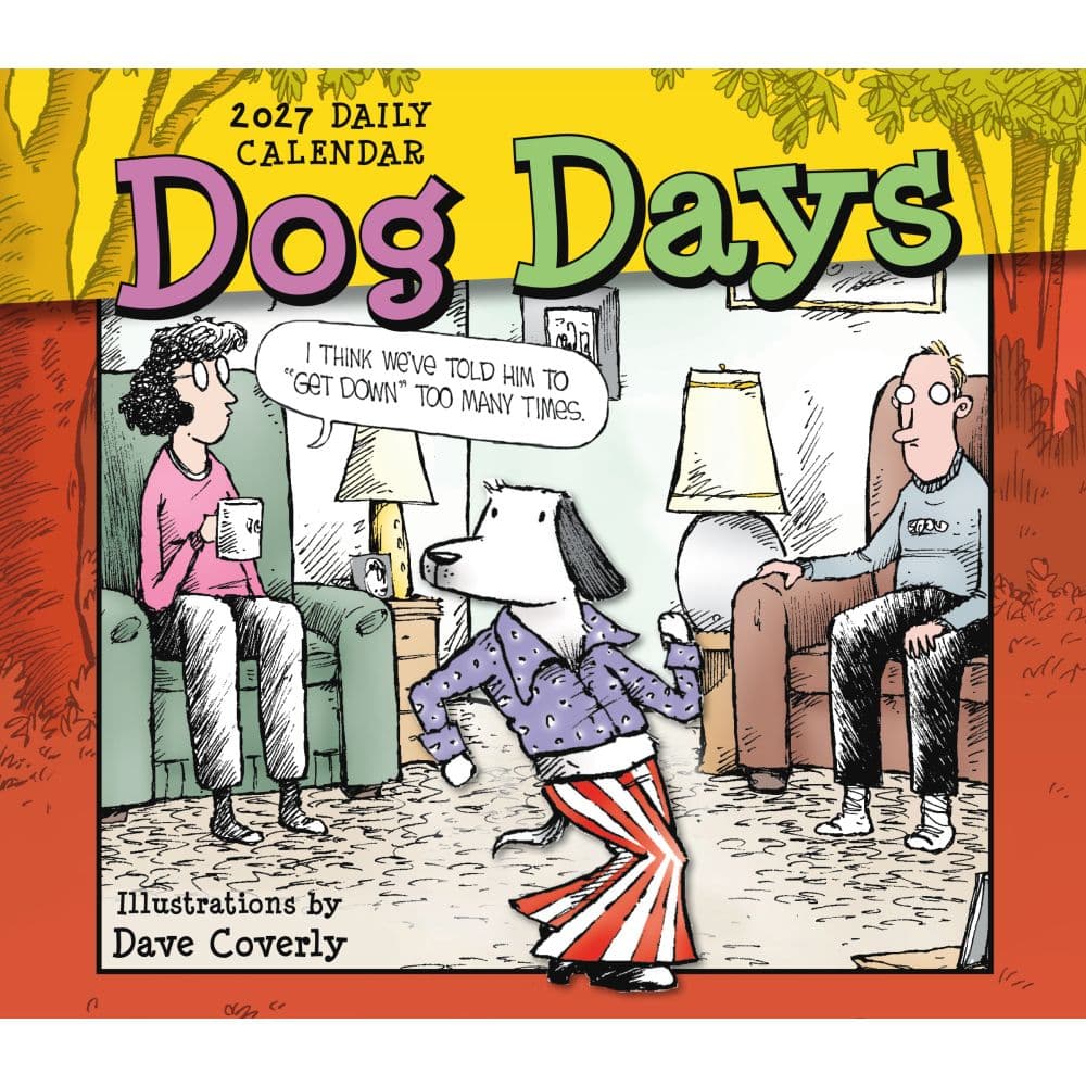 Table Calendar Customize Dog Days 2027 Desk Calendar by Dave Coverly - Calendars.com