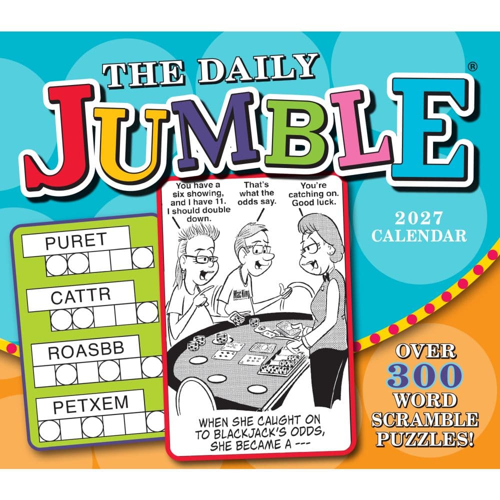 Daily Jumble 2027 Desk Calendar Fifth Alternate Image