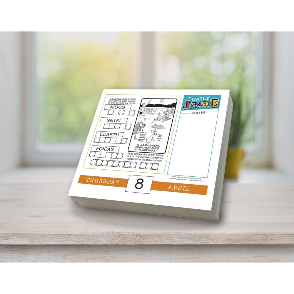 Daily Jumble 2027 Desk Calendar Third Alternate Image
