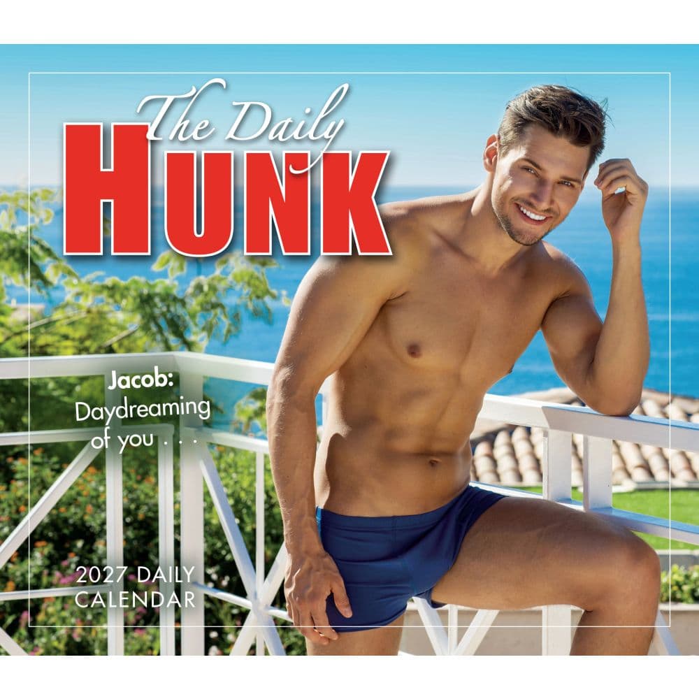 image Daily Hunk Get Things Done 2027 Desk Calendar Main Product Image