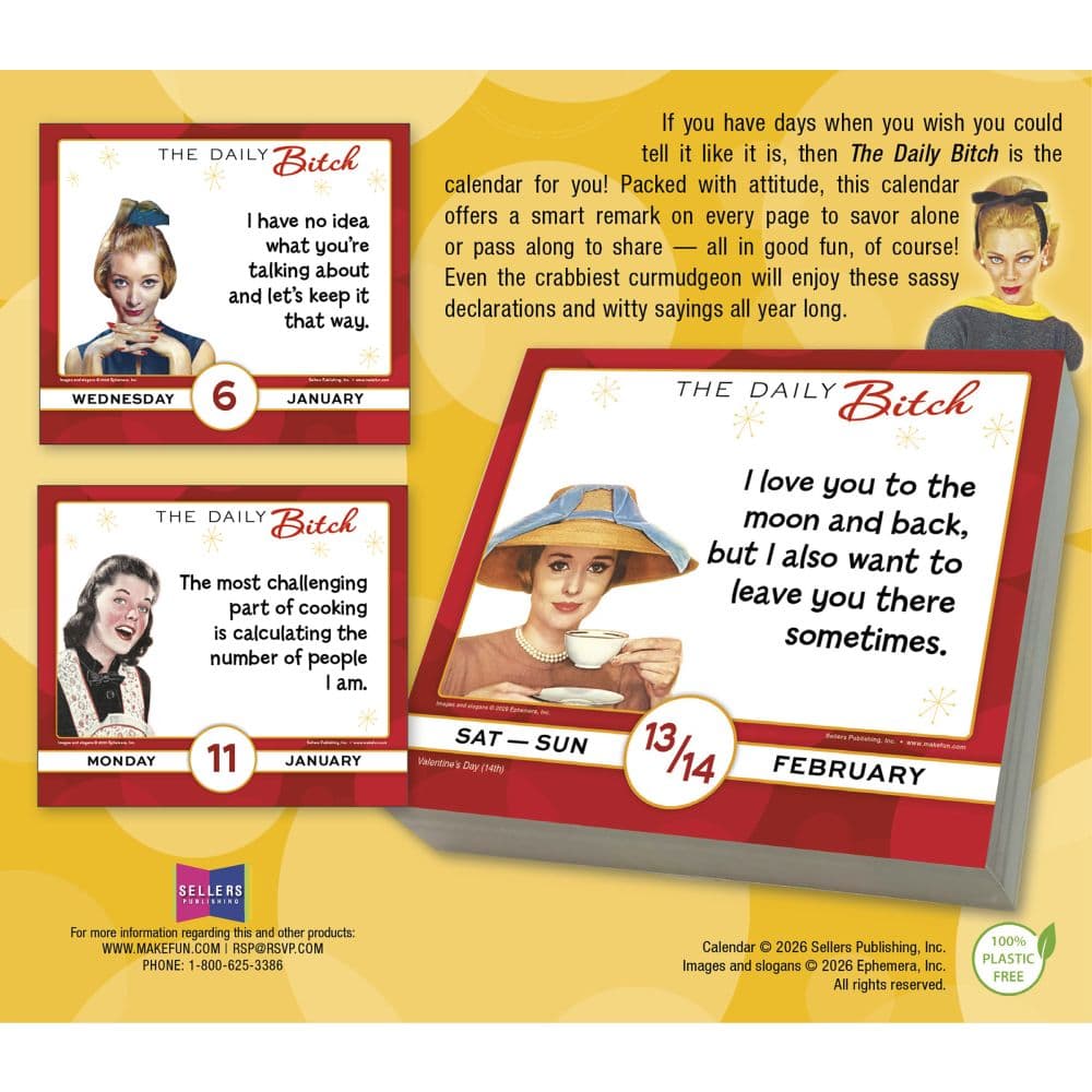 The Daily Bitch 2027 Desk Calendar First Alternate Image