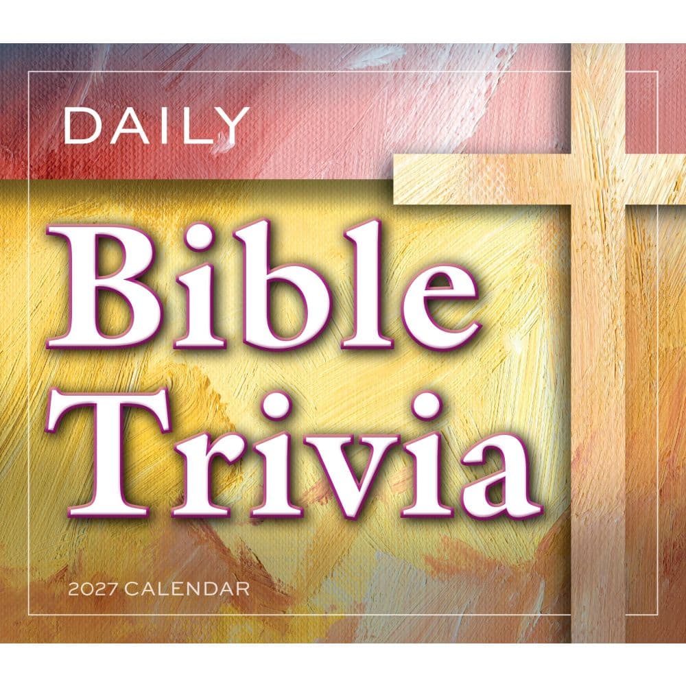 Brain Busting Bible Trivia 2027 Desk Calendar Fifth Alternate Image