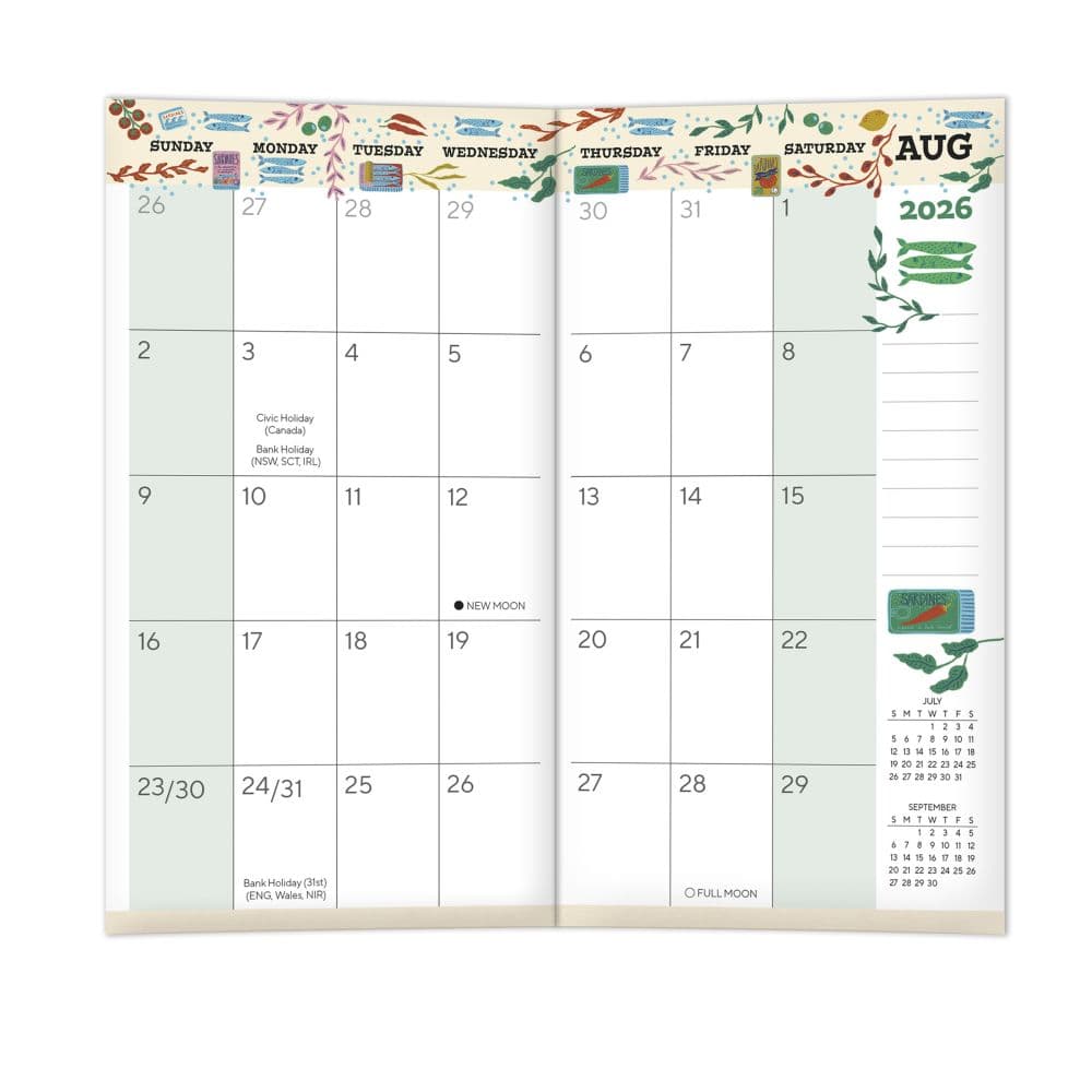 Sardine Sensations 2027 2-Year Pocket Planner Second Alternate Image