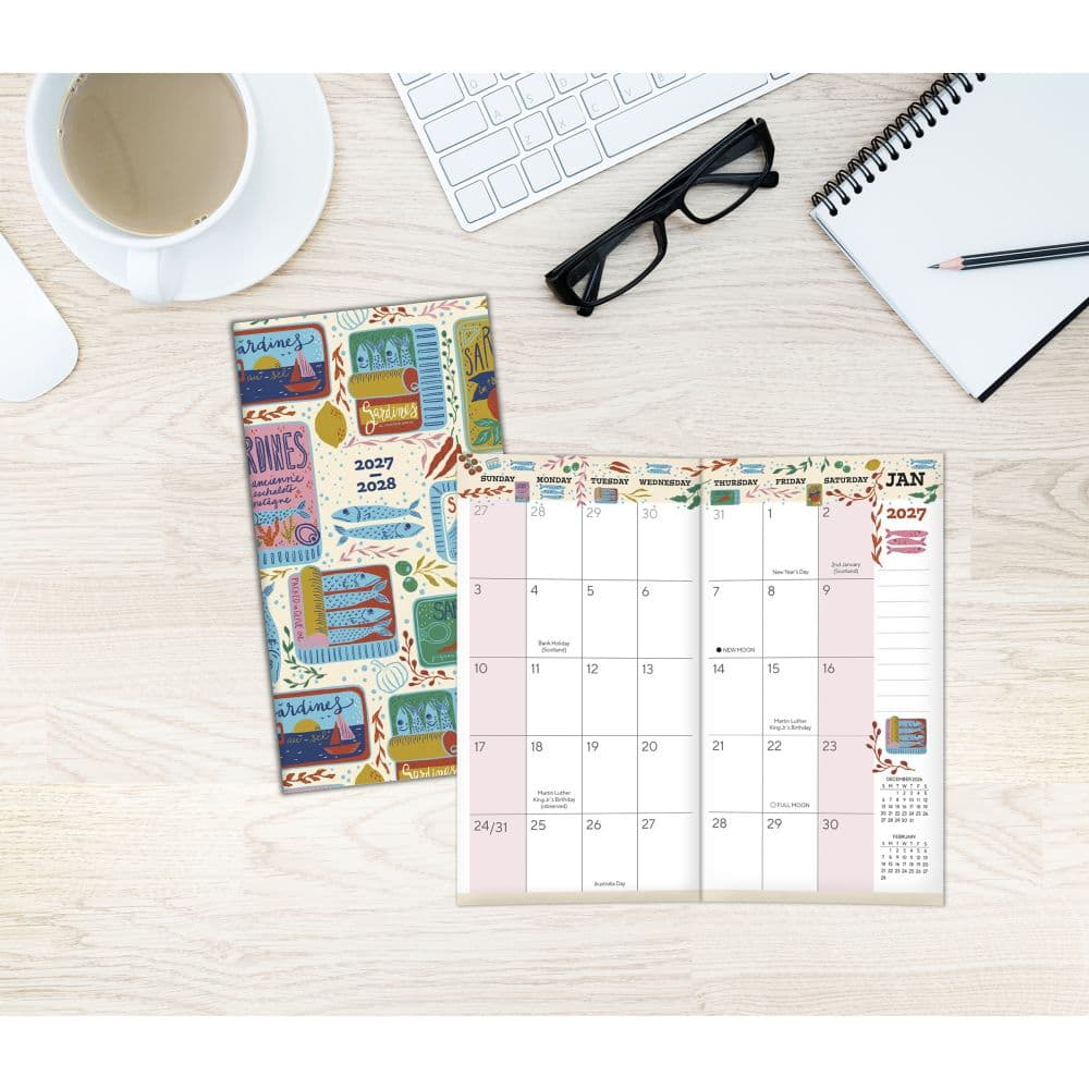 Sardine Sensations 2027 2-Year Pocket Planner Third Alternate Image
