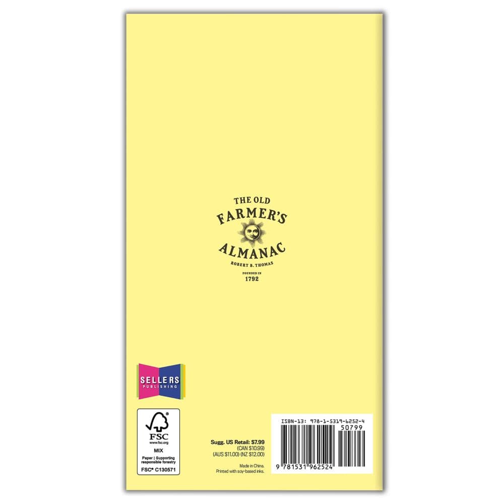 Old Farmer's Almanac 2027 2-Year Pocket Planner First Alternate Image