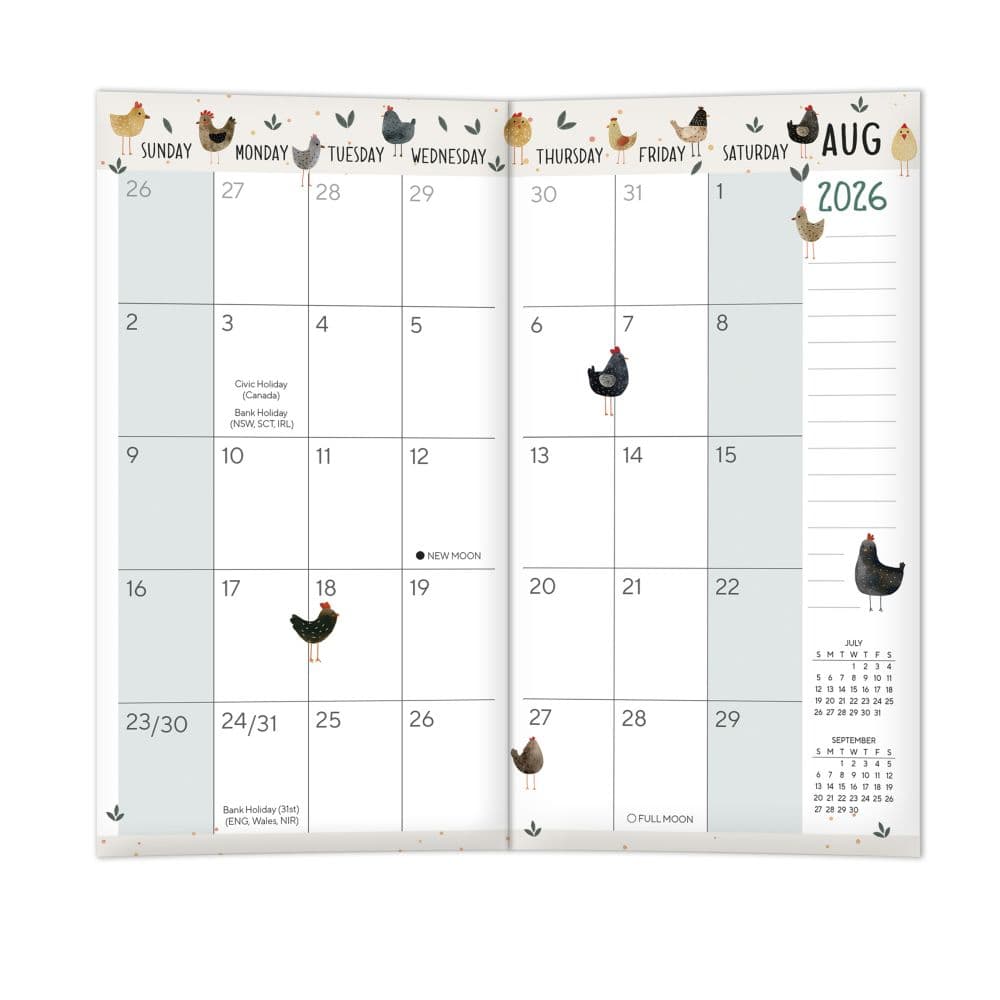 Happy Hens 2027 2-Year Pocket Planner Second Alternate Image