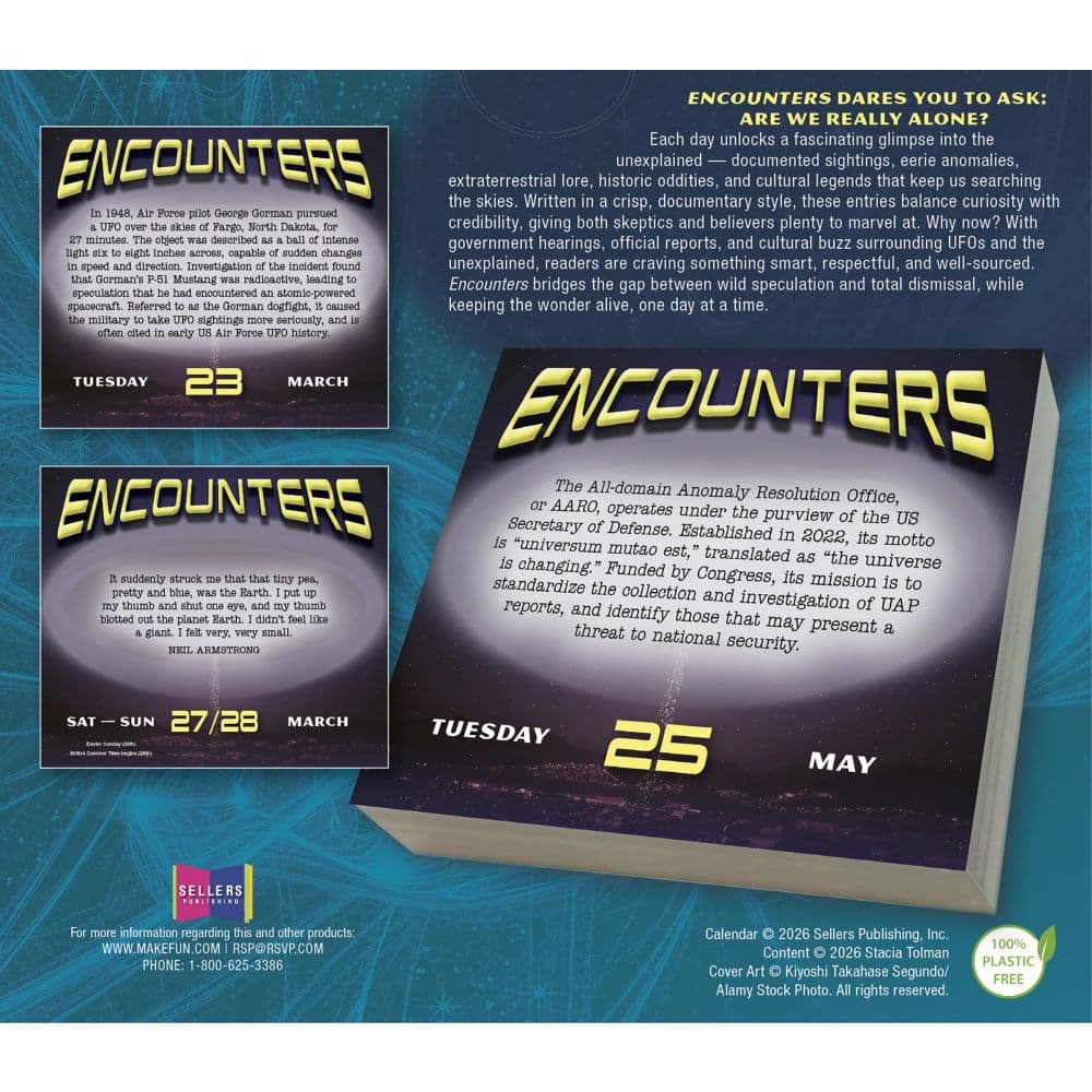Encounters 2027 Desk Calendar First Alternate Image
