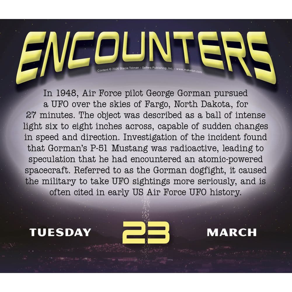 Encounters 2027 Desk Calendar Second Alternate Image
