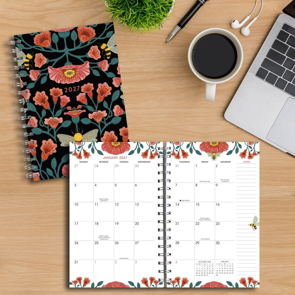 Garden Bees 2027 Weekly Planner Third Alternate Image