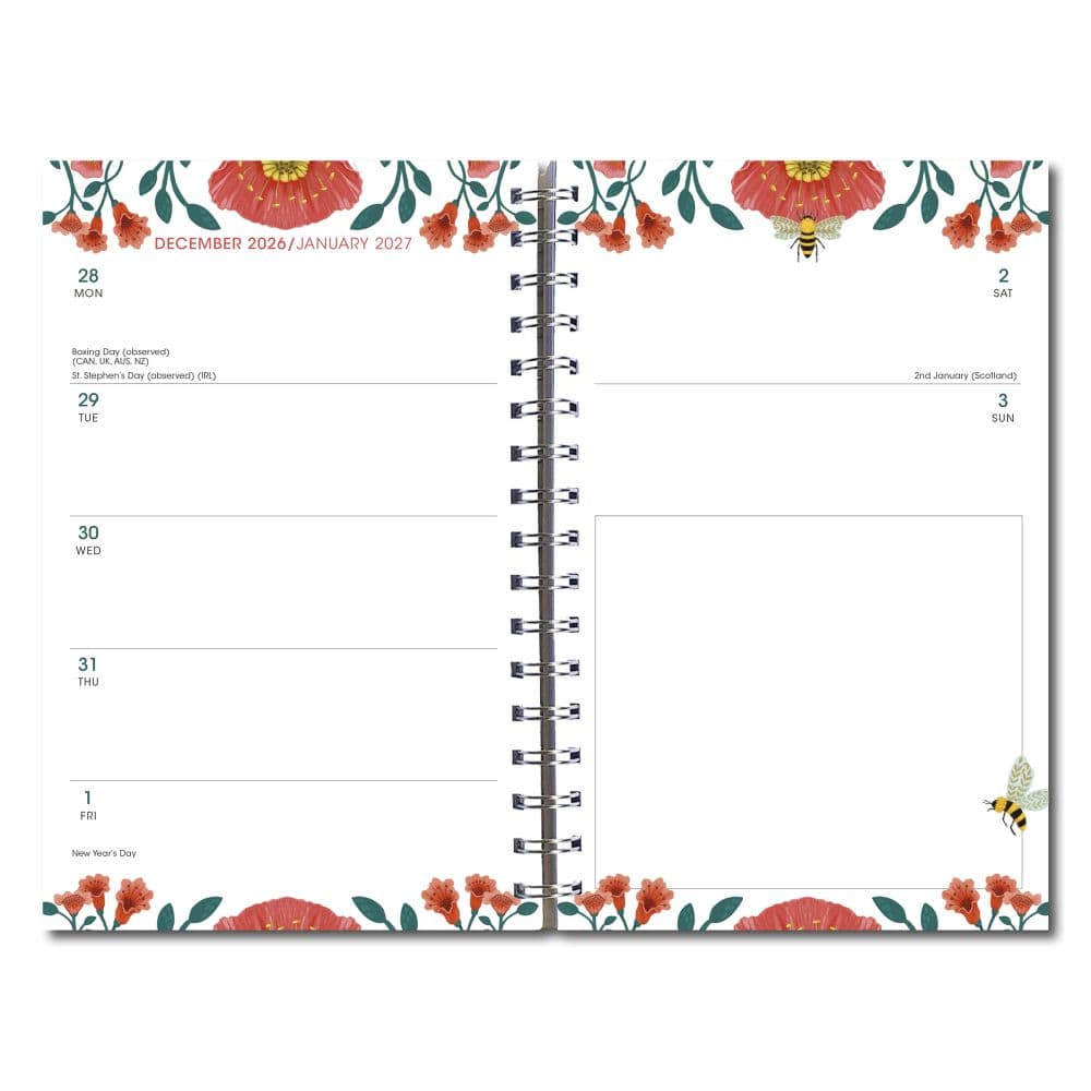 Garden Bees 2027 Weekly Planner Fourth Alternate Image