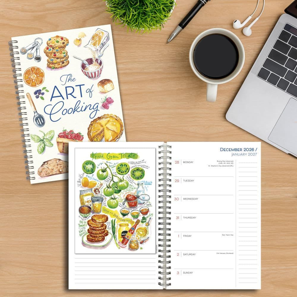 Art of Cooking 2027 Weekly Planner Third Alternate Image