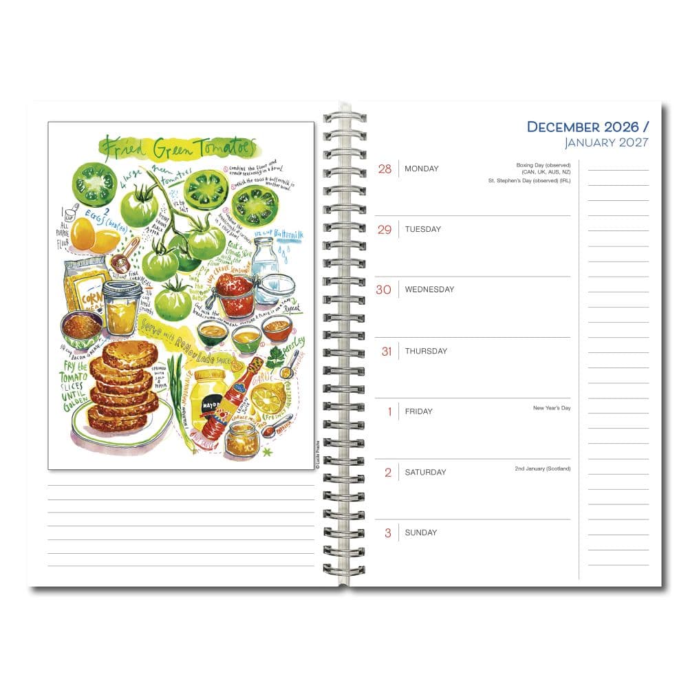 Art of Cooking 2027 Weekly Planner Fourth Alternate Image