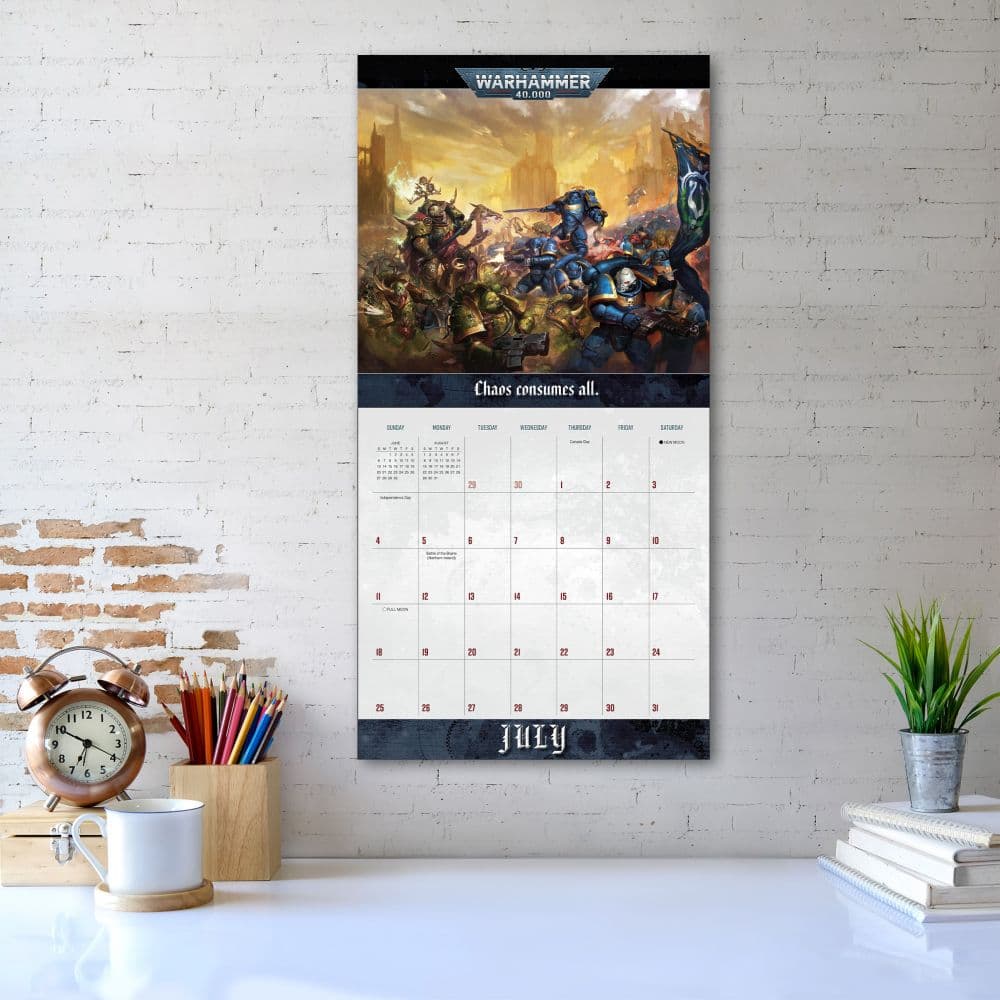 Warhammer 40k 2027 Wall Calendar Third Alternate Image