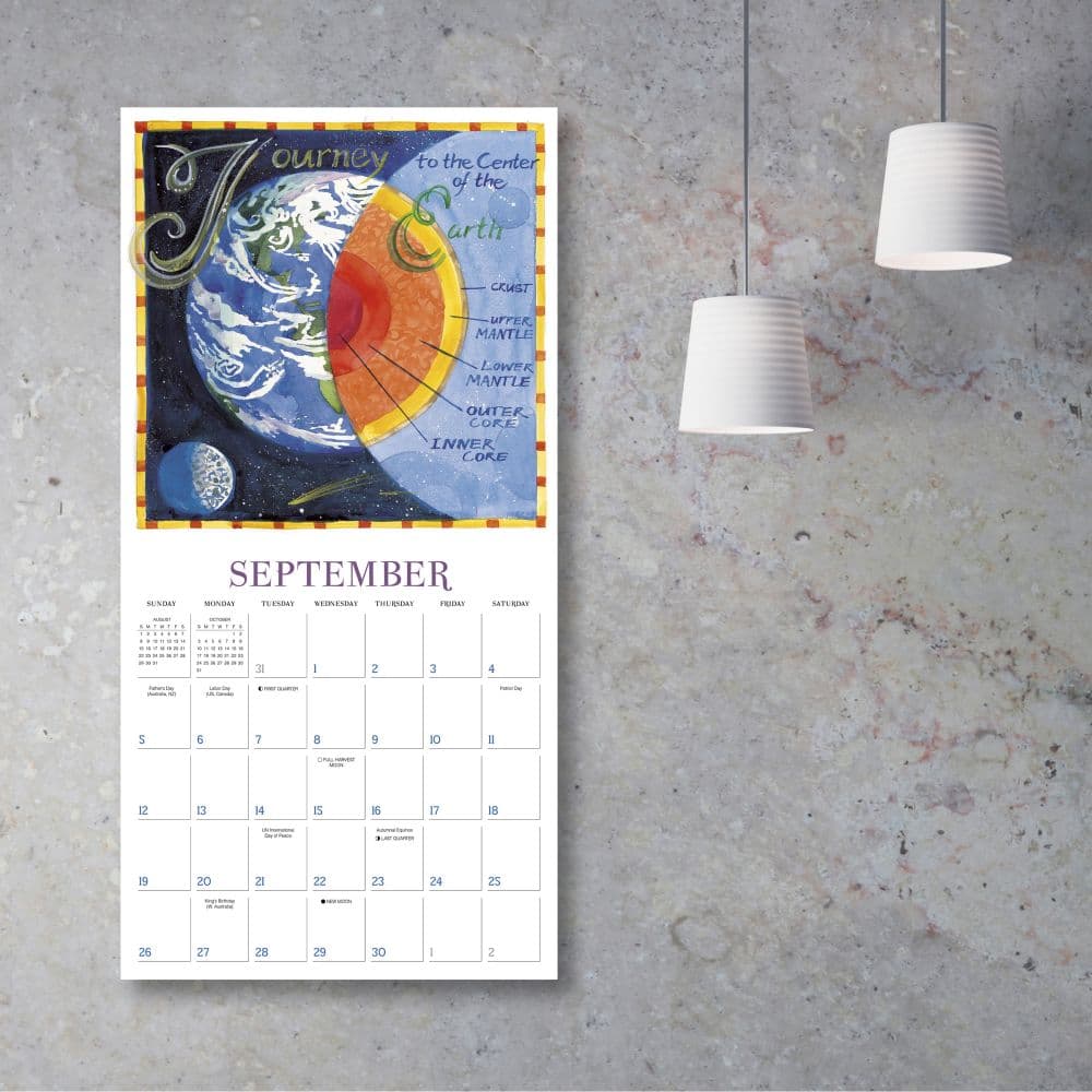 Sun Moon Stars 2027 Wall Calendar Third Alternate Image