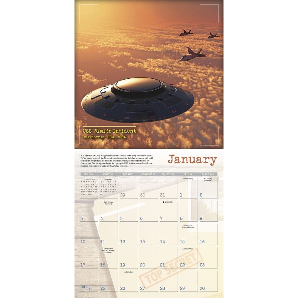Sightings 2027 Wall Calendar Second Alternate Image