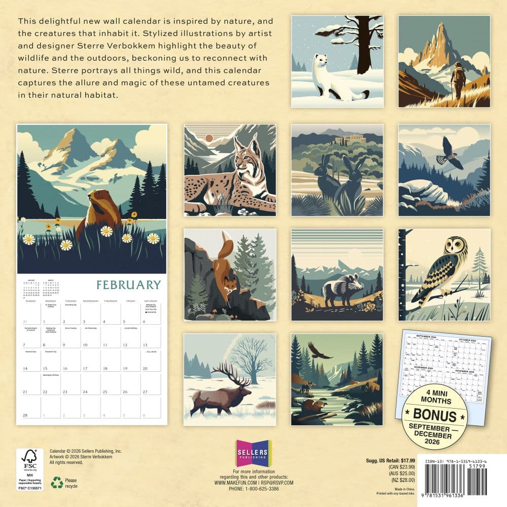 Mountain Life 2027 Wall Calendar First Alternate Image