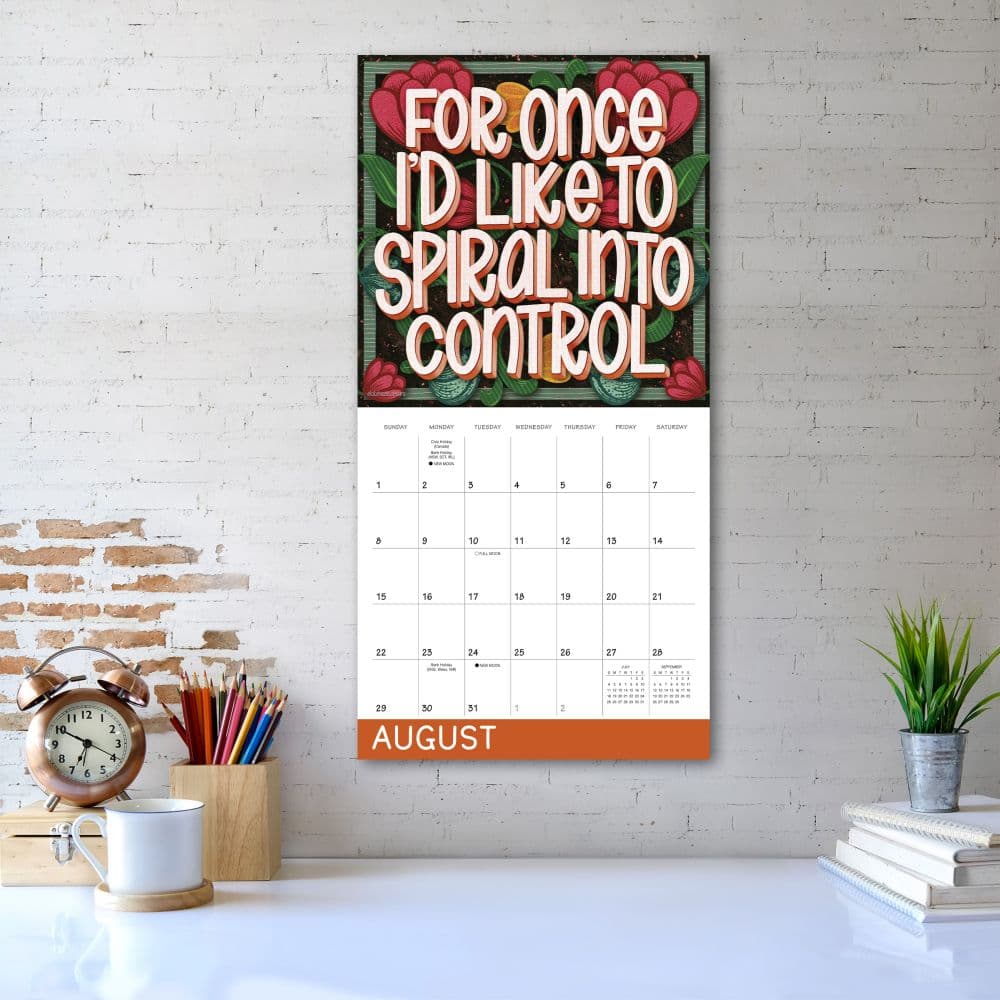 Exhale the Bullsh*t 2027 Wall Calendar Third Alternate Image