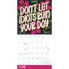 image Exhale the Bullsh*t 2027 Wall Calendar Fourth Alternate Image