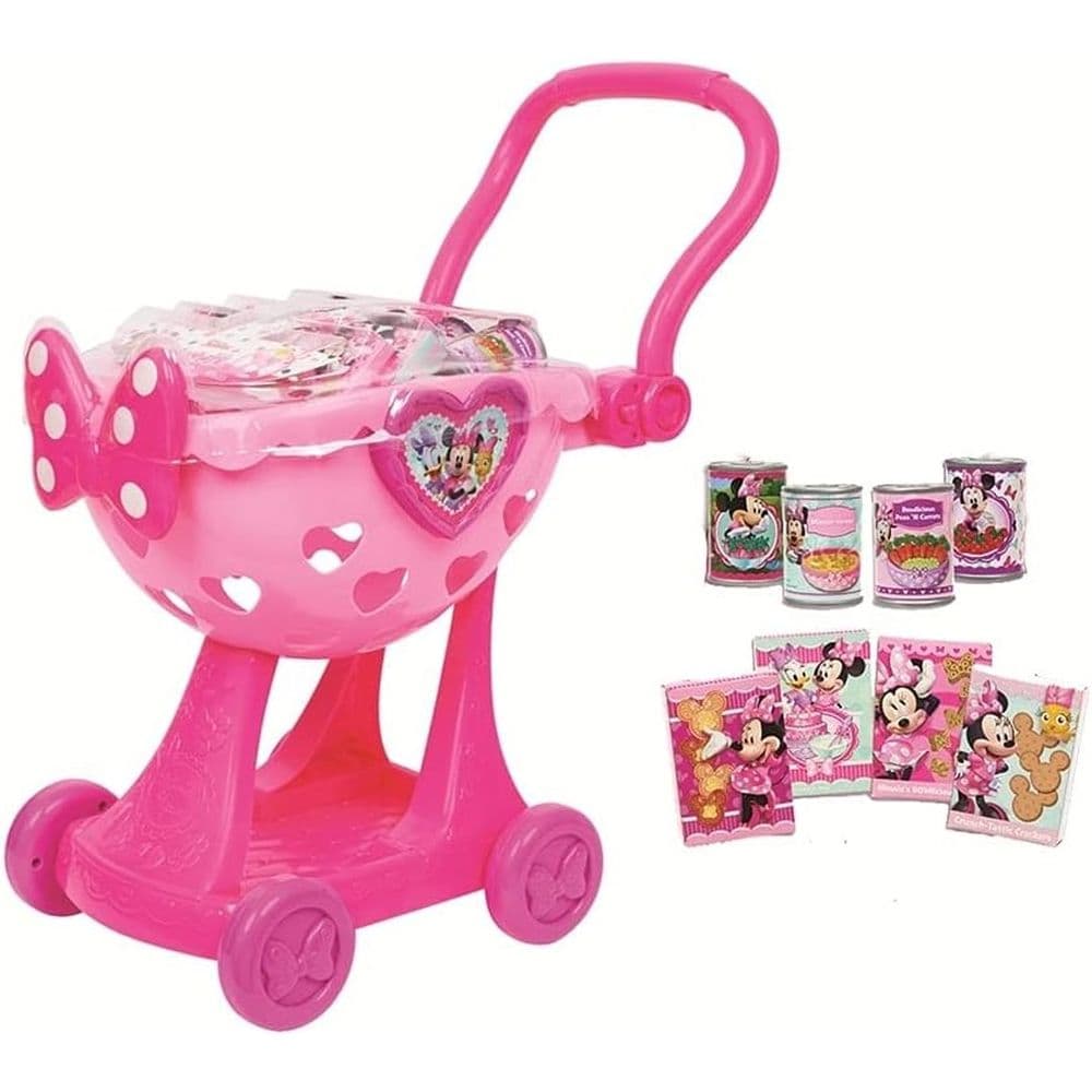 image Disney Minnie Mouse Bow-Tique Shopping Cart Playset Main Product Image