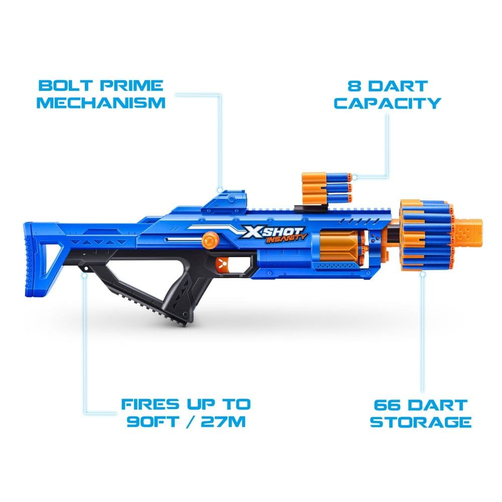 X-Shot Insanity Berzerko 48-Dart Blaster Third Alternate Image