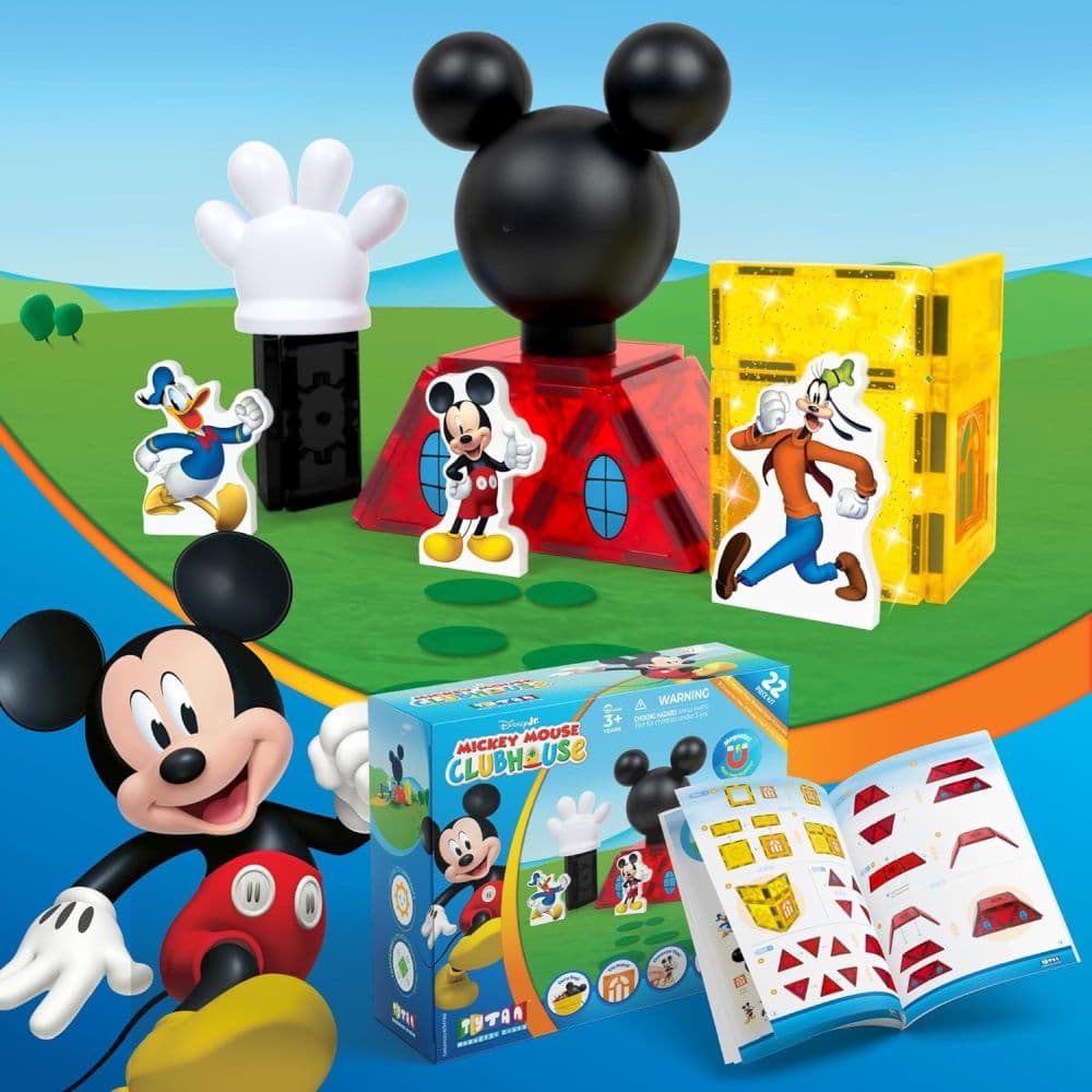 Tytan Disney Mickey Mouse Clubhouse 15 Piece Magnetic Tile Set First Alternate Image