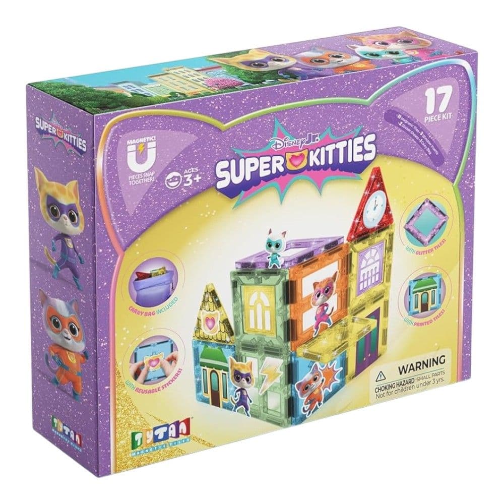 Zuru Tytan Disney Super Kitties 17-Piece Magnetic Tile Kit Main Product Image