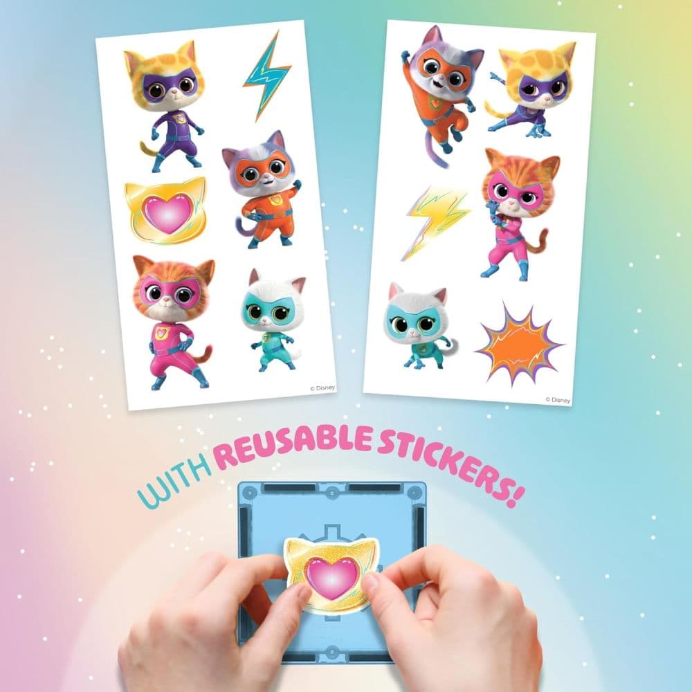 Zuru Tytan Disney Super Kitties 17-Piece Magnetic Tile Kit Sixth Alternate Image