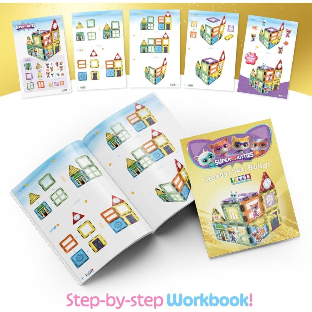 Zuru Tytan Disney Super Kitties 17-Piece Magnetic Tile Kit Eighth Alternate Image