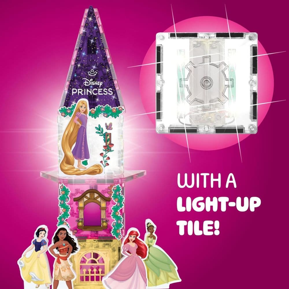 Zuru Tytan Disney Princess 24-Piece Tower Magnetic Tile Kit Ninth Alternate Image