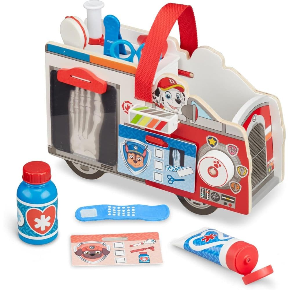 Melissa and Doug Paw Patrol Marshall Wooden Rescue Caddy First Alternate Image
