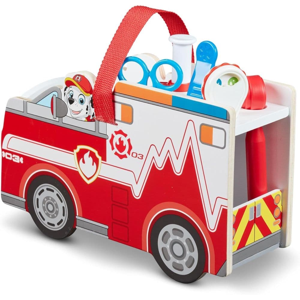 Melissa and Doug Paw Patrol Marshall Wooden Rescue Caddy Second Alternate Image