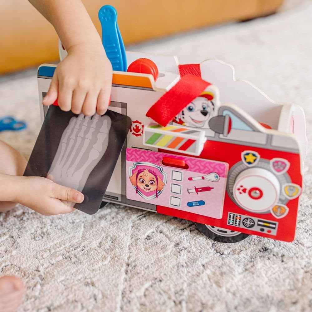 Melissa and Doug Paw Patrol Marshall Wooden Rescue Caddy Fifth Alternate Image