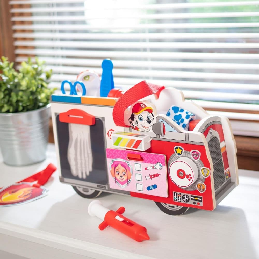 Melissa and Doug Paw Patrol Marshall Wooden Rescue Caddy Eighth Alternate Image