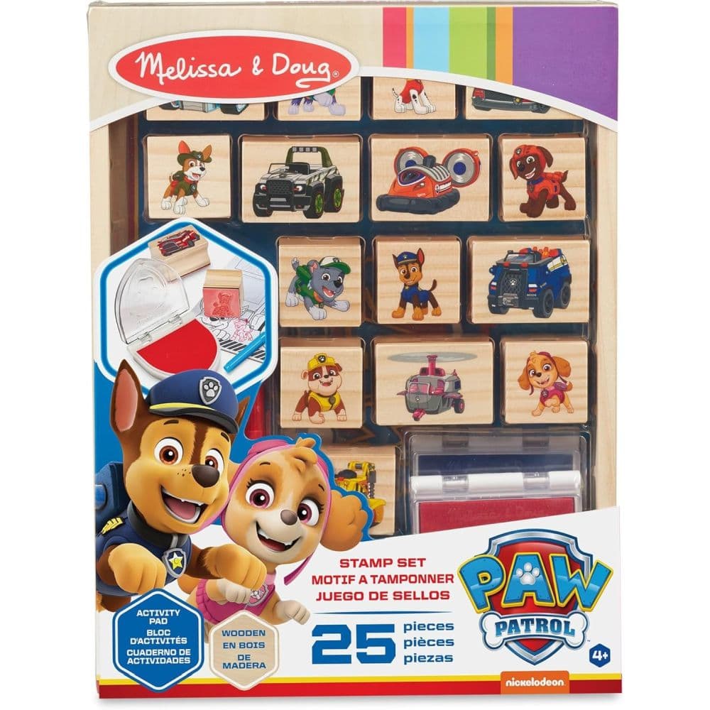 image Paw Patrol Wooden Stamps Activity Set Main Product Image