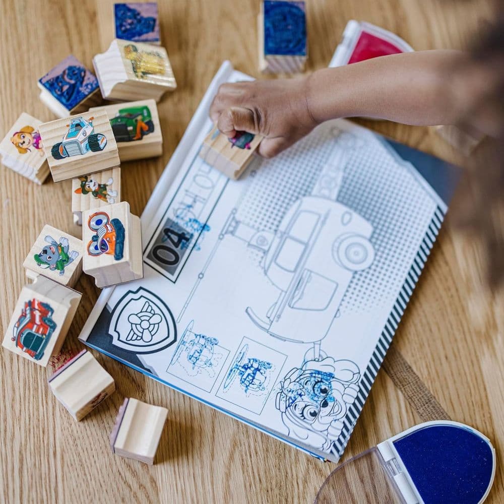 Paw Patrol Wooden Stamps Activity Set Third Alternate Image
