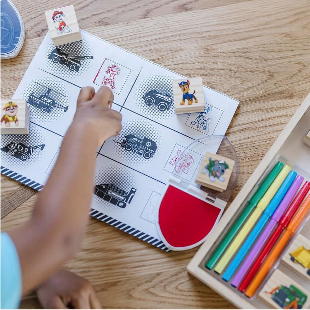 Paw Patrol Wooden Stamps Activity Set Fourth Alternate Image