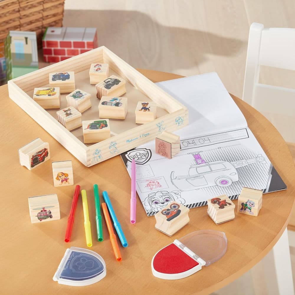 Paw Patrol Wooden Stamps Activity Set Eighth Alternate Image