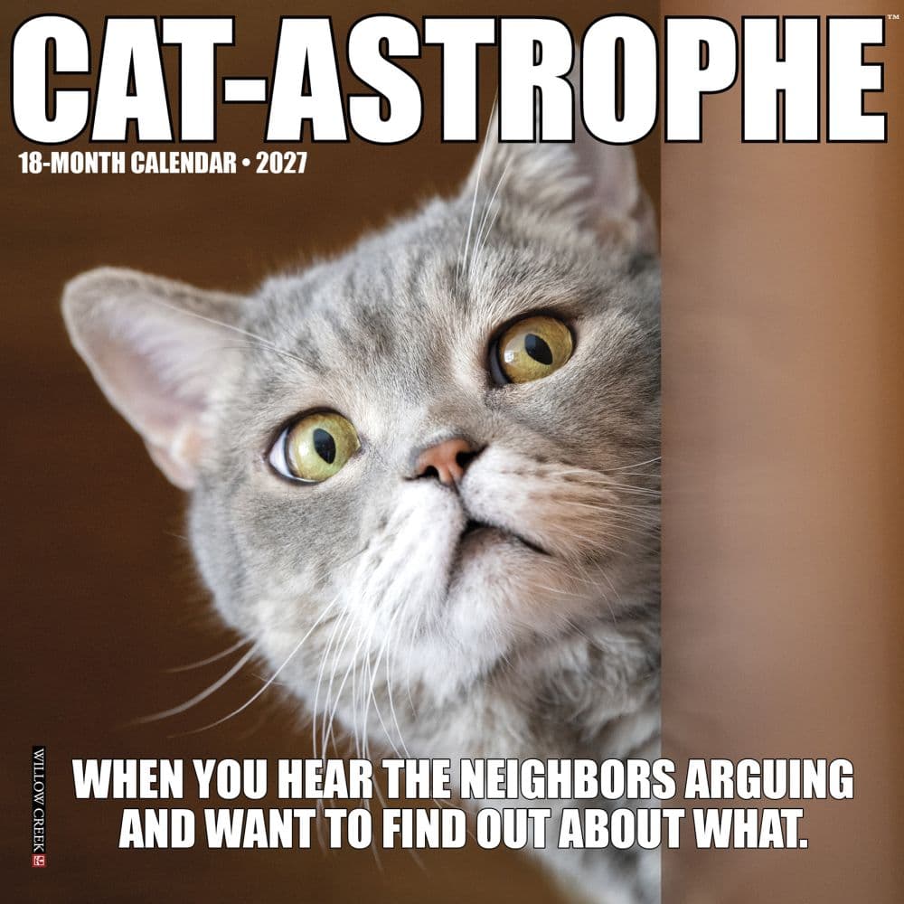 Cat Astrophe 2027 Mini Wall Calendar Main Product Image