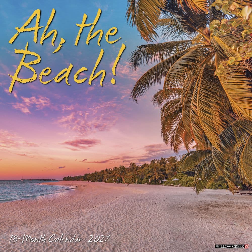 Ah The Beach 2027 Mini Wall Calendar