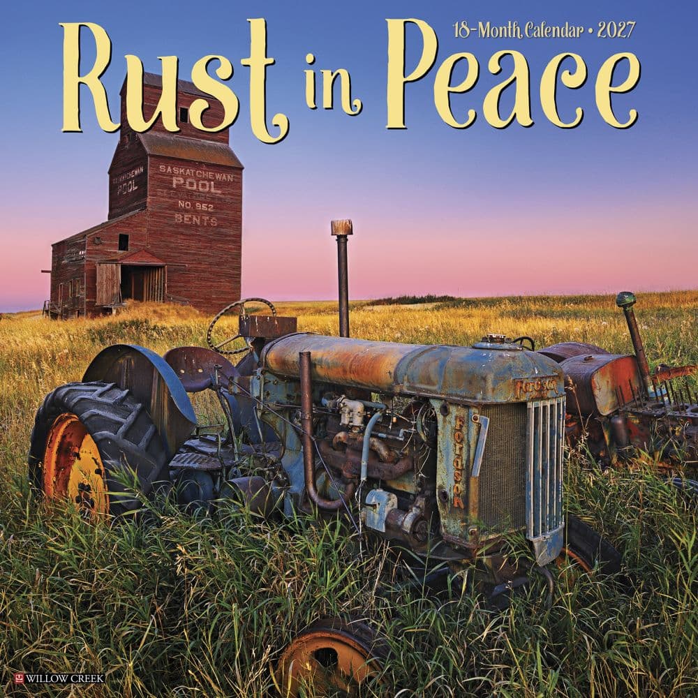 Rust in Peace 2027 Wall Calendar Main Product Image