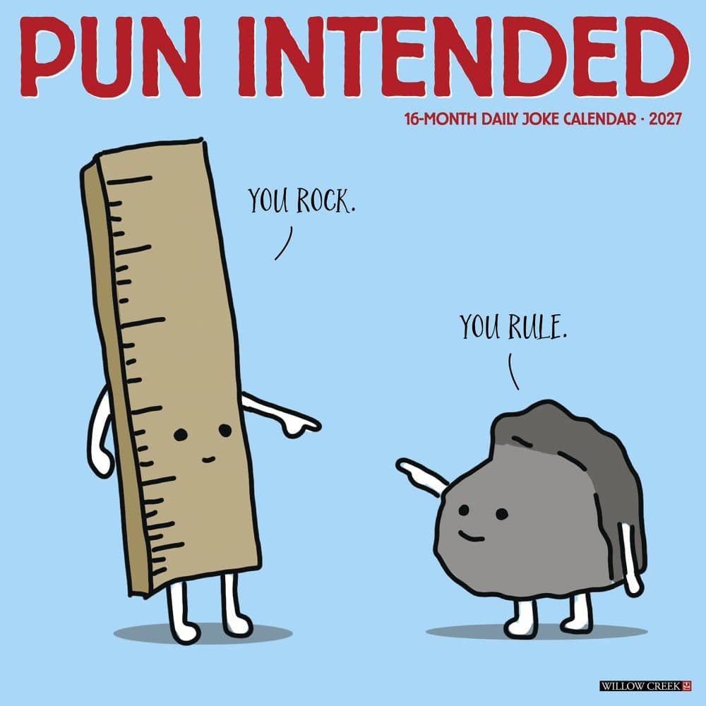 Pun Intended 2027 Wall Calendar Main Product Image