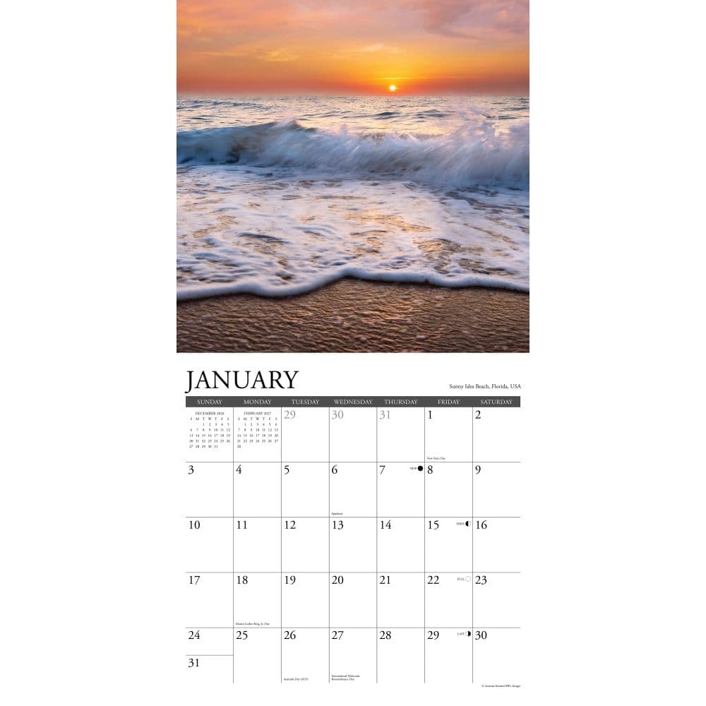 Ocean View 2027 Wall Calendar Second Alternate Image