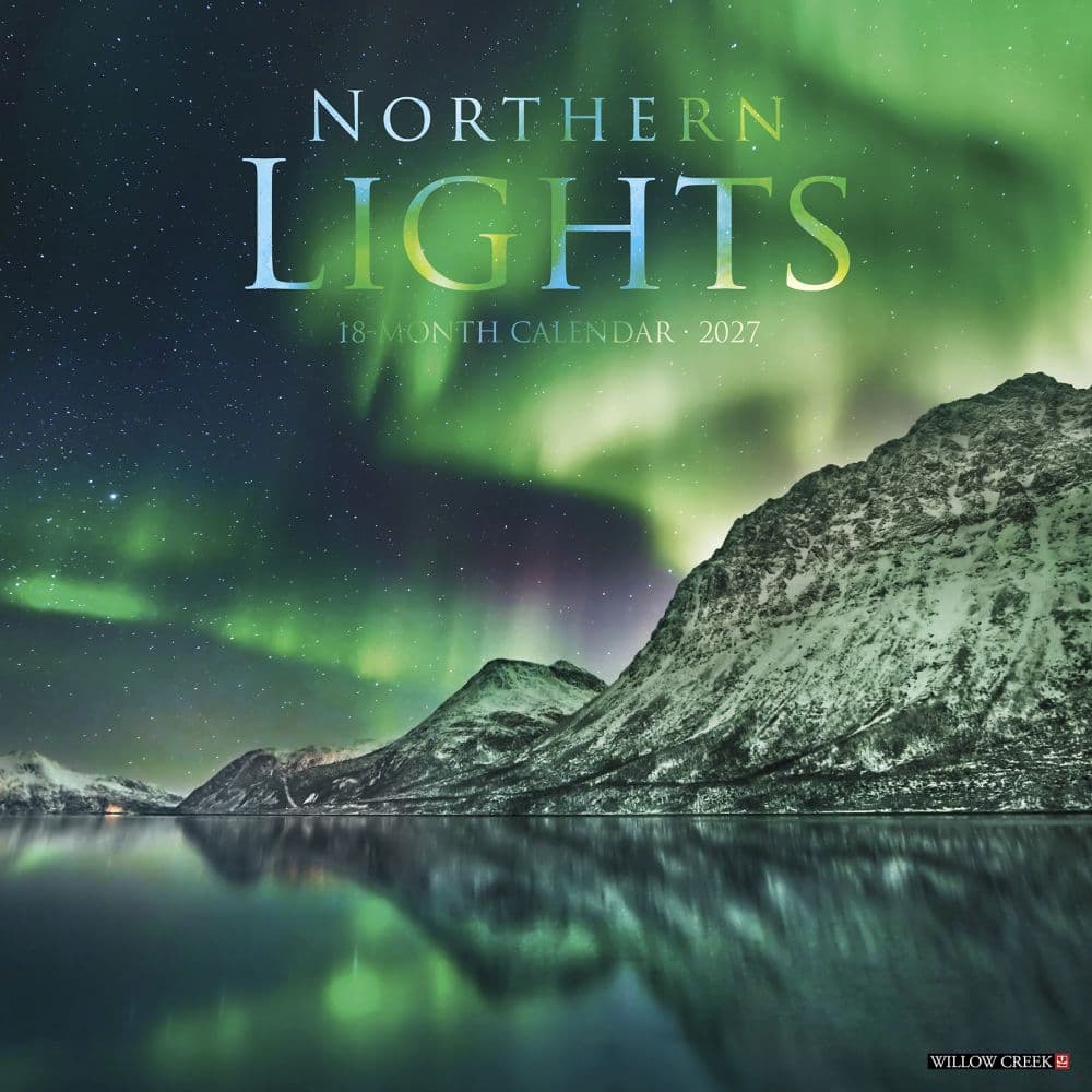 Northern Lights 2027 Wall Calendar Main Product Image