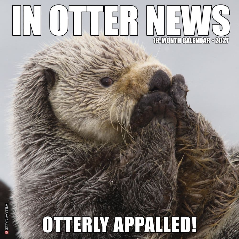 In Otter News 2027 Wall Calendar Main Product Image