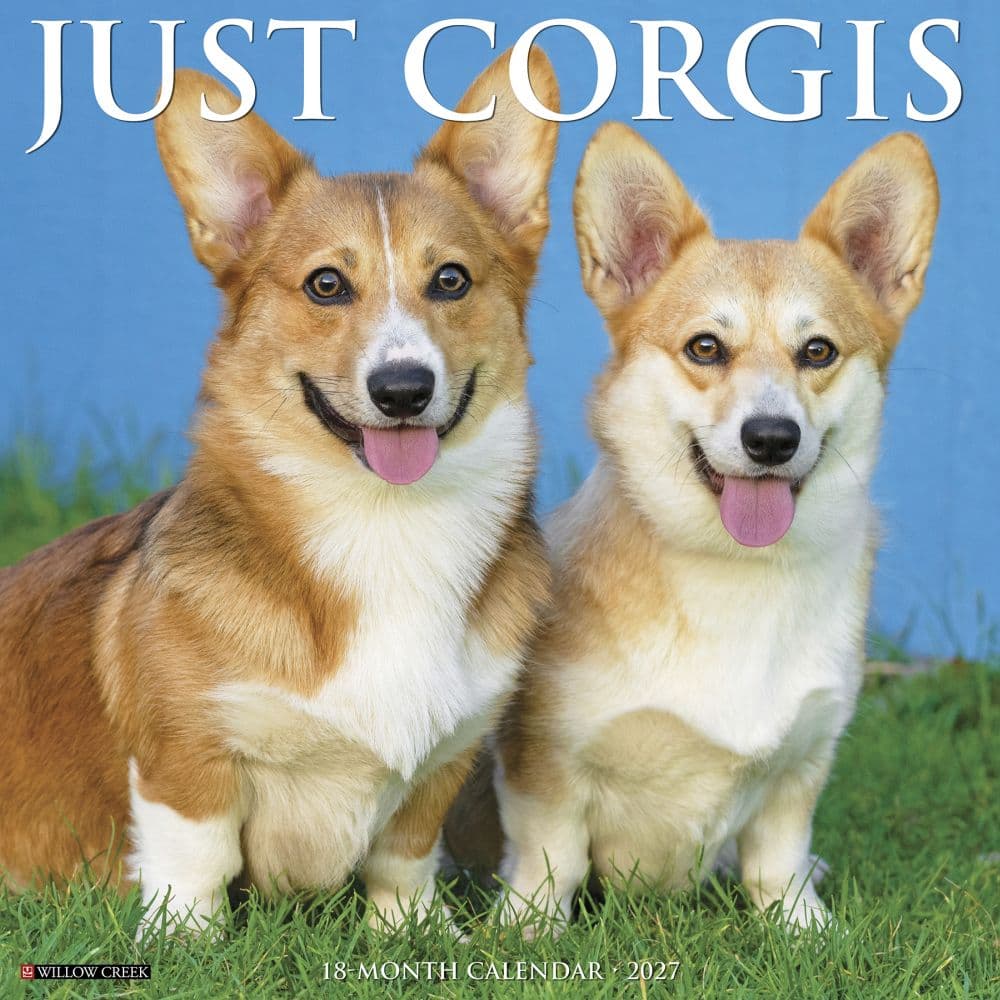 image Just Corgis 2027 Wall Calendar Main Product Image
