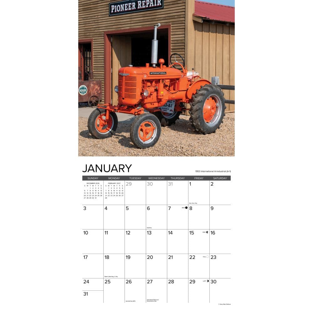 Classic Tractors 2027 Wall Calendar Second Alternate Image