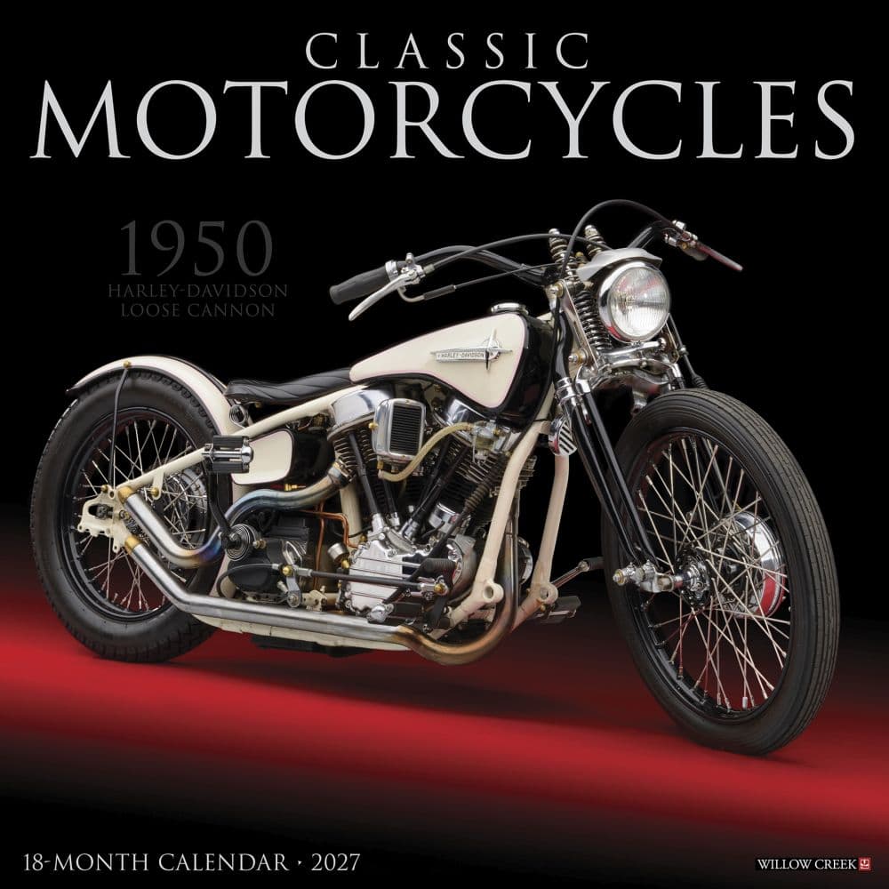 Classic Motorcycles 2027 Wall Calendar Main Product Image