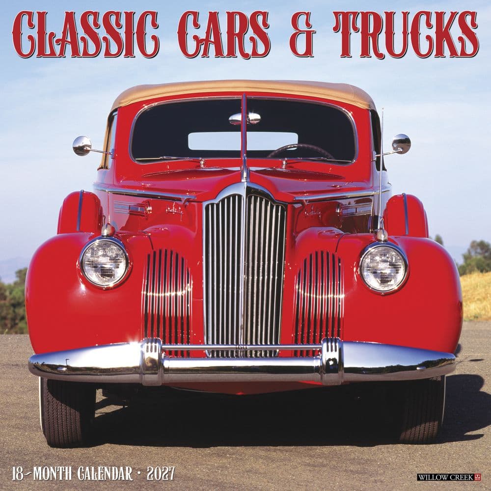 image Classic Cars and Trucks 2027 Wall Calendar Main Product Image