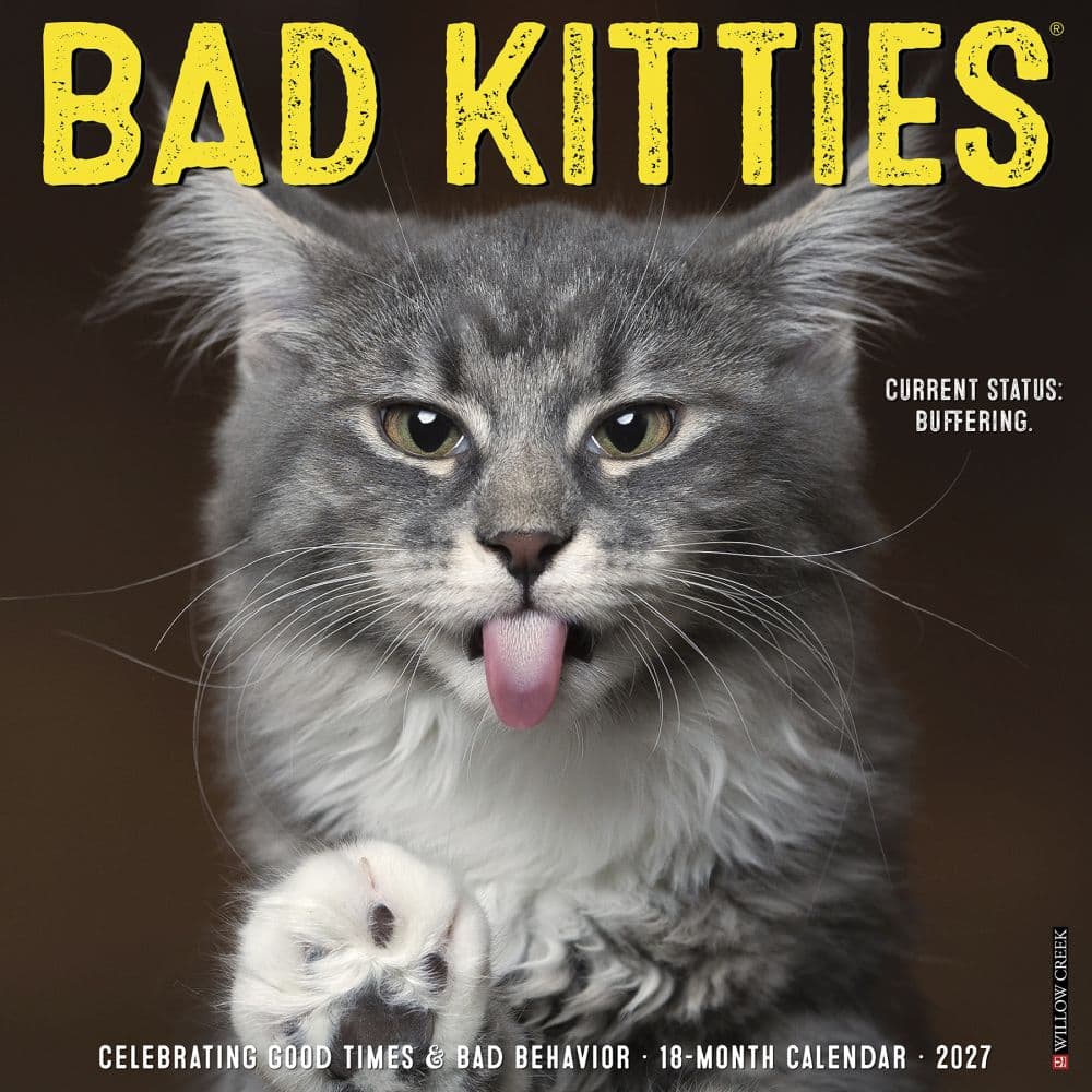 image Just Bad Kitties 2027 Wall Calendar Main Product Image